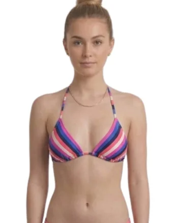 Sutien de baie cu dungi,