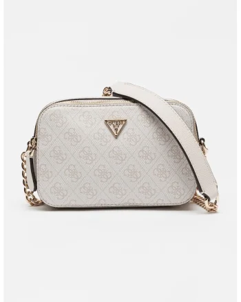 Geanta crossbody cu model monograma Noelle II, Bej deschis