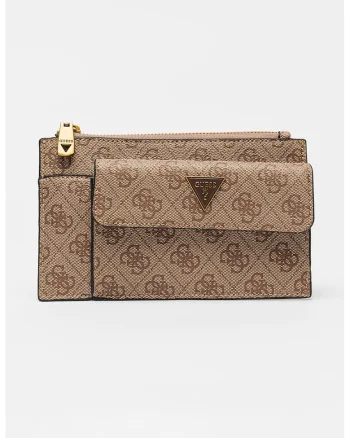 Geanta crossbody mica cu monograma Milano, Maro camel