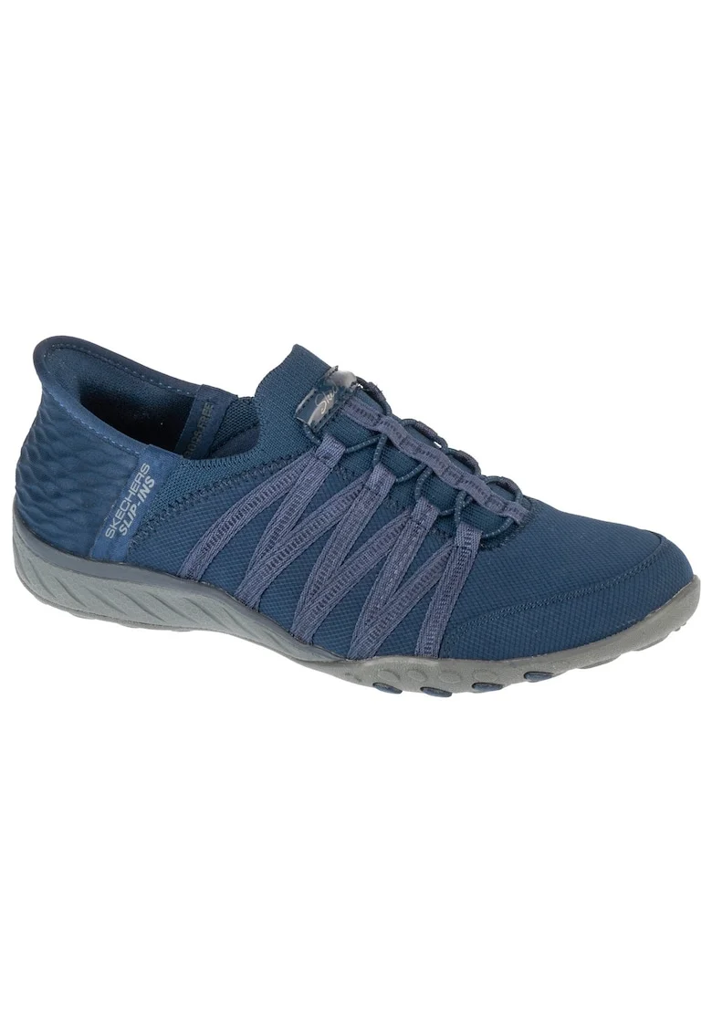 Pantofi sport,  Slip-ins: Breathe Easy - Roll With Me 100593, Bleumarin