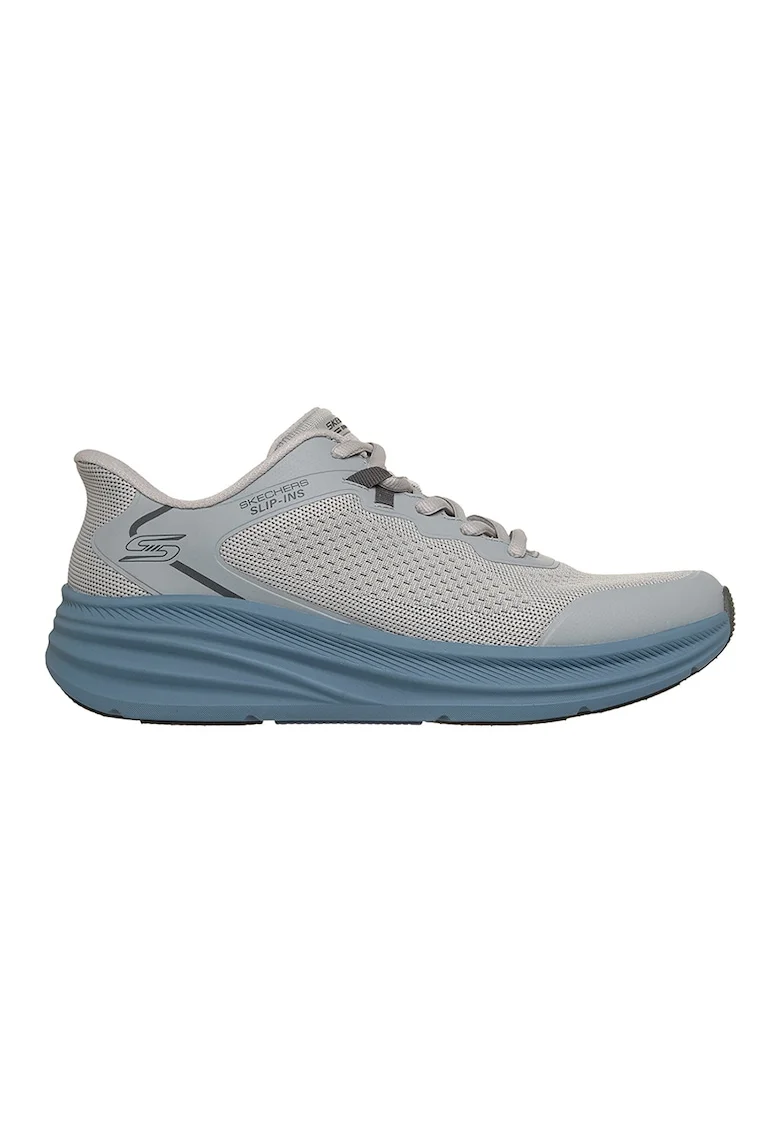 Pantofi sport Slip-ins™ Bobs Skillz, Gri deschis/Albastru inchis