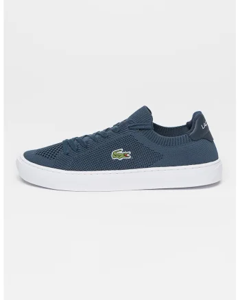 Tenisi slip-on LA Pique 2.0, Alb optic/Bleumarin