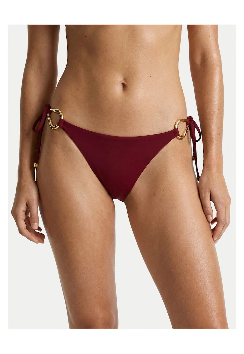 Slip de bikini dama,  bordeaux