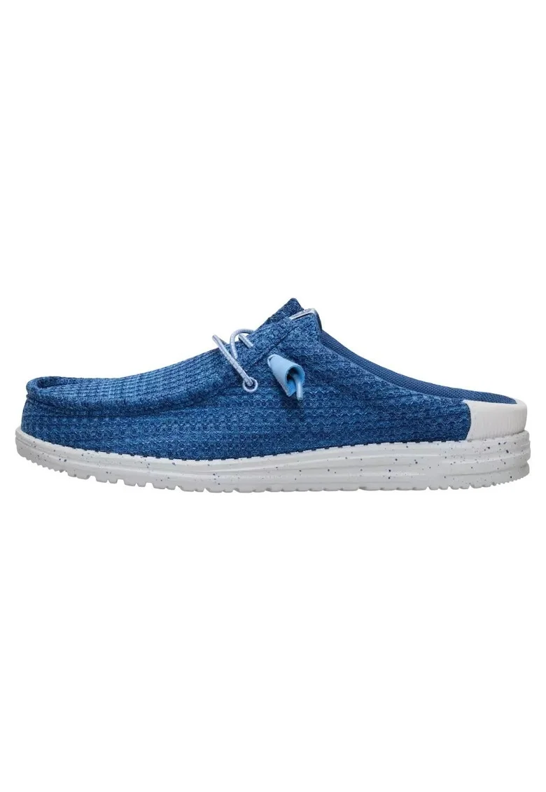 Męskie Lekkie Mokasyny Buty Wsuwane Wally Slip Multi Mesh, Albastru