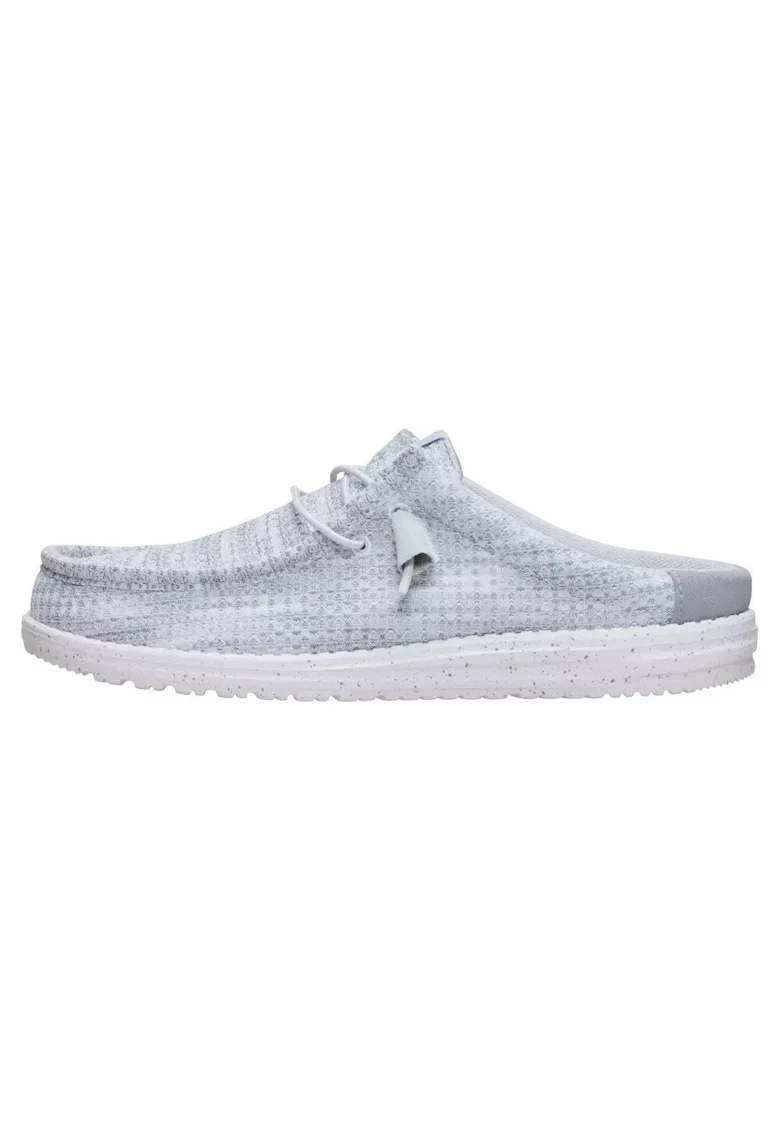 Męskie Lekkie Mokasyny Buty Wsuwane Wally Slip Multi Mesh, Gri