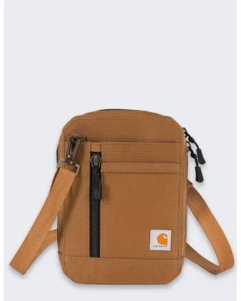 Borseta  Crossbody, nylon rezistent, maro, reglabil, 20x15cm