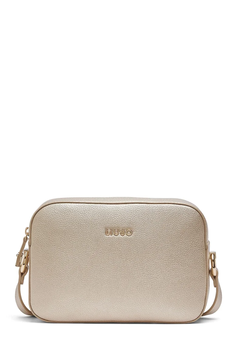 Geanta crossbody de piele ecologica, Bej