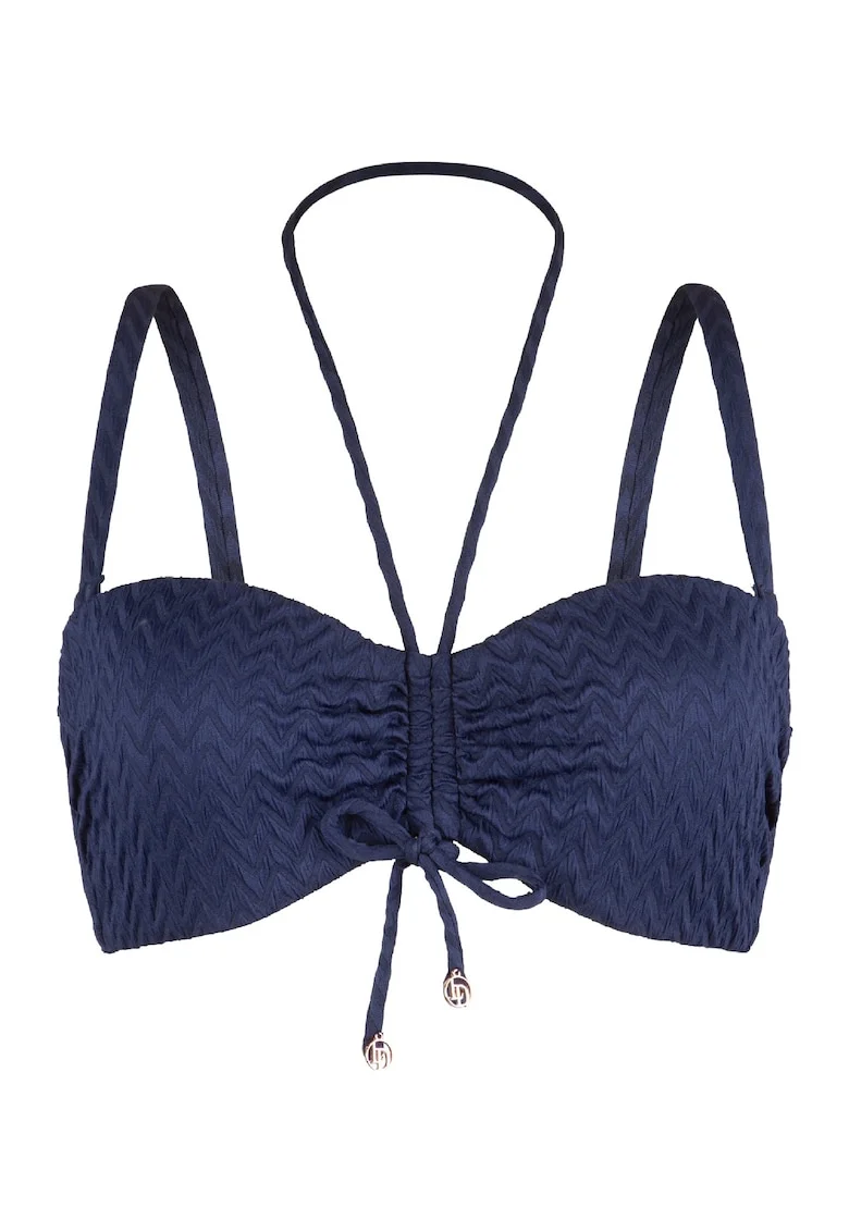 Sutien de baie cu bretele detasabile, Bleumarin