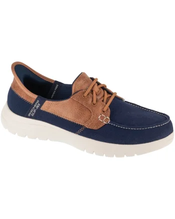 Pantofi dama,  Slip-Ins: On-The-Go Flex - Palmilla 136536, Bleumarin