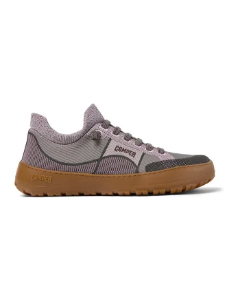 Pantofi sport slip-on din material textil, Lila pal/Lila