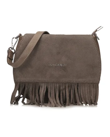Geanta crossbody cu logo, Maro deschis
