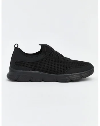 Pantofi sport slip-on cu insertii din plasa