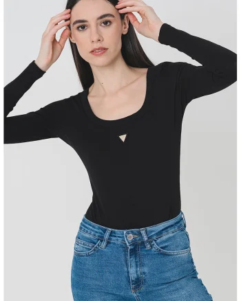 Body cu maneci lungi, Negru