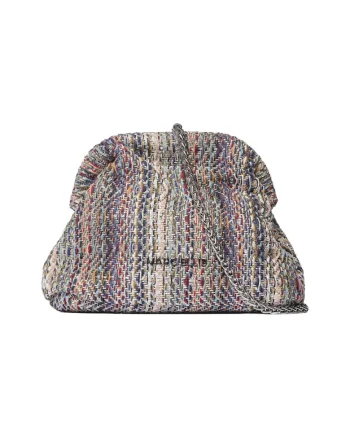 Geanta din material textil cu maner Deep, Argintiu