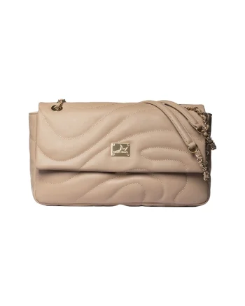 Geanta crossbody din piele ecologica Deep, Maro camel