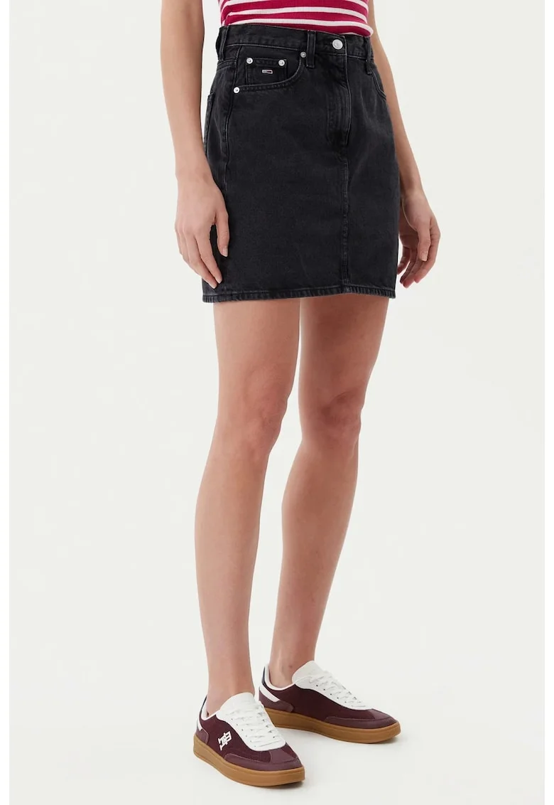 Fusta de blugi  DW0DW21275, Negru
