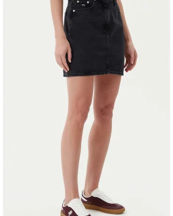 Fusta de blugi  DW0DW21275, Negru