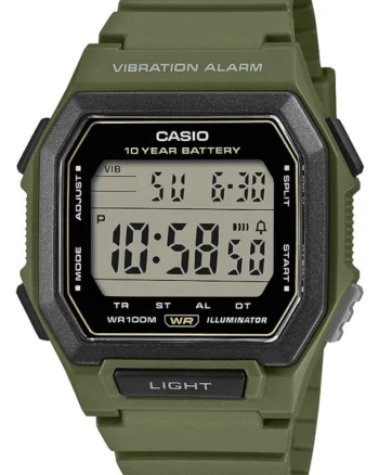 Ceas barbatesc  W-738H-3AVEF Quartz Verde