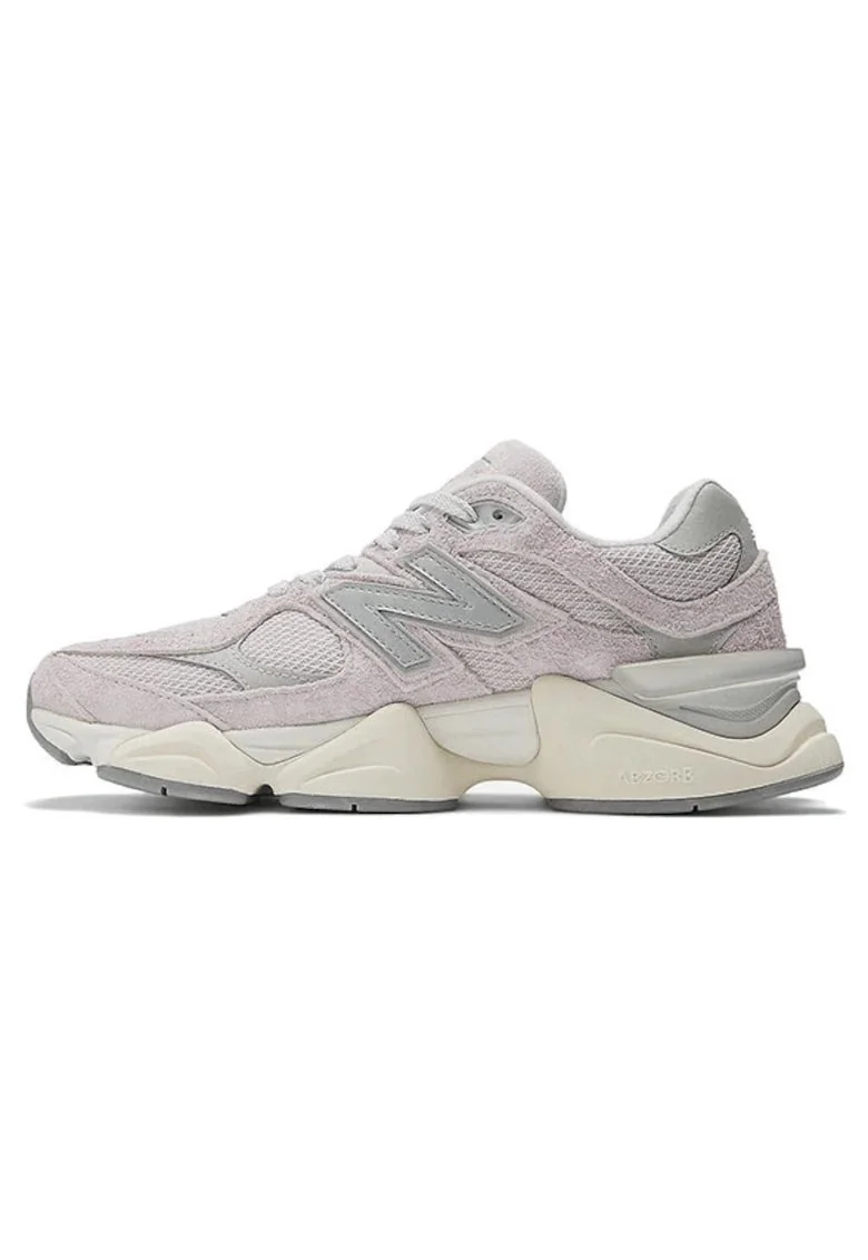 Pantofi sport cu insertii din piele intoarsa si plasa 9060
