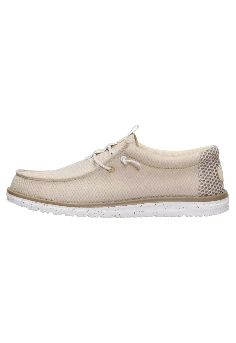 Męskie Lekkie Mokasyny Buty Wsuwane Wally Mesh Naturals, Bej