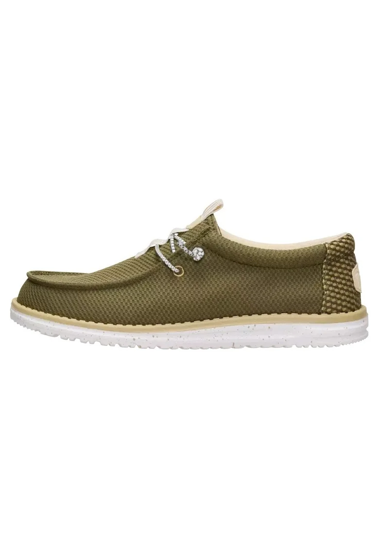 Męskie Lekkie Mokasyny Buty Wsuwane Wally Mesh Naturals, Verde