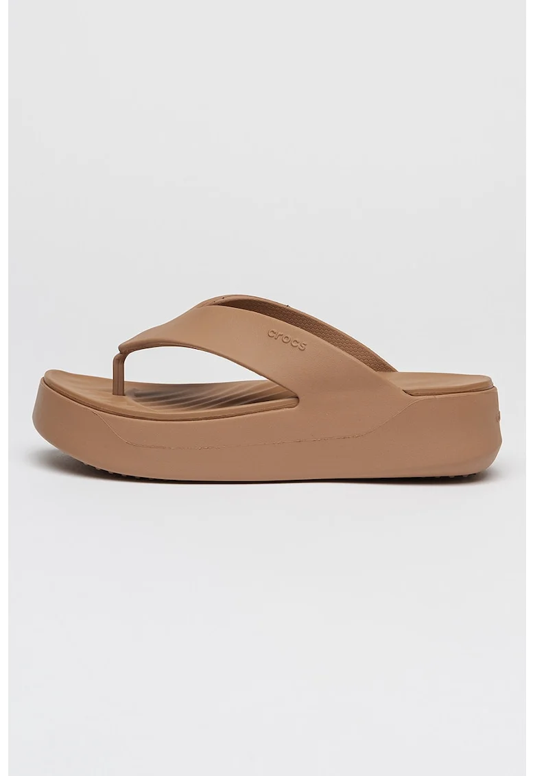 Papuci flip-flop flatform cu logo Getaway