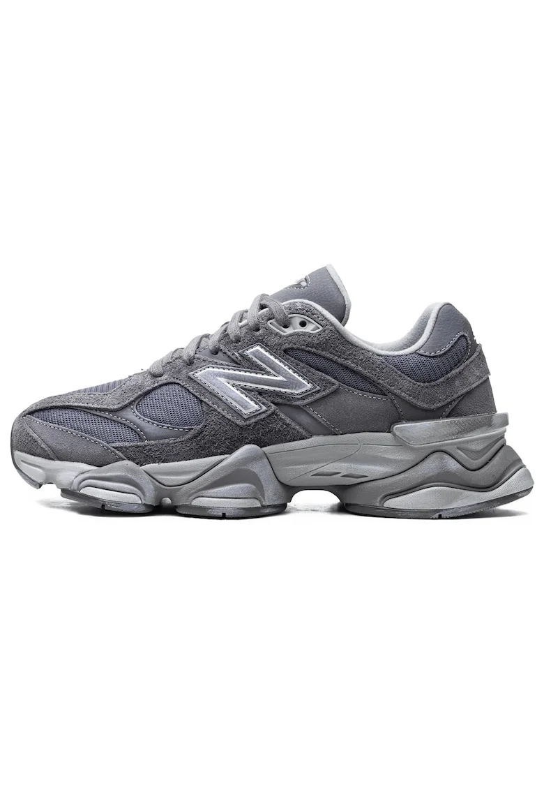 Pantofi sport unisex cu insertii din piele intoarsa 9060