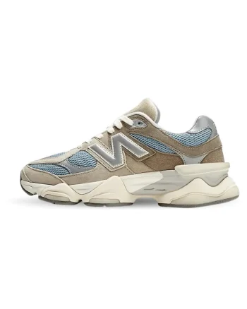 Pantofi sport unisex cu insertii din piele intoarsa si textil 9060