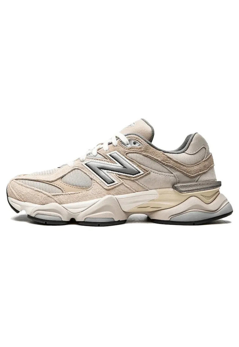 Pantofi sport unisex cu insertii din piele intoarsa si plasa 9060