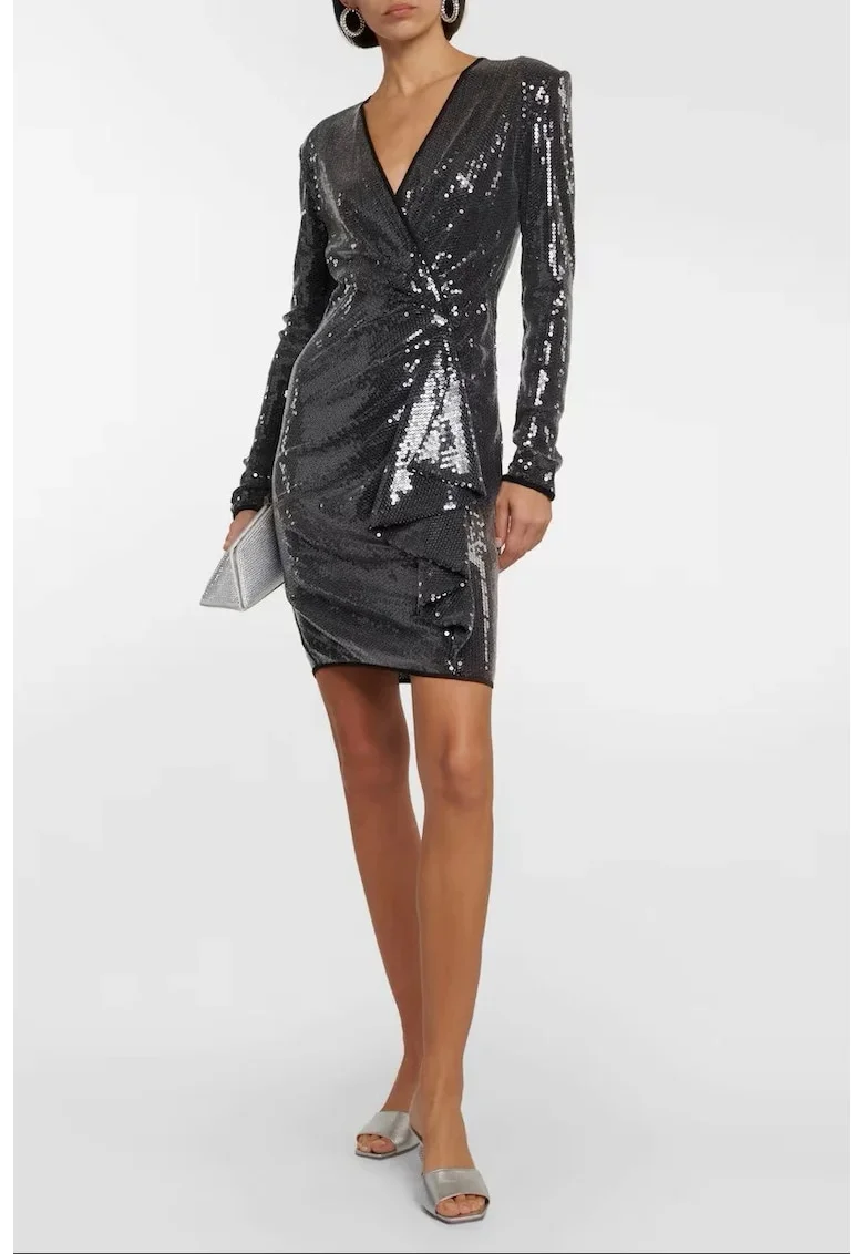 Rochie  Margot din paiete, Negru