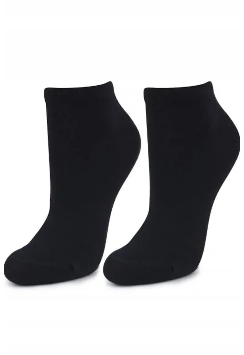 Sosete sport dama,  Bumbac/Poliamida, Negru,
