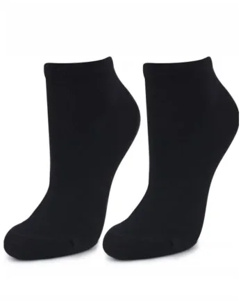 Sosete sport dama,  Bumbac/Poliamida, Negru,