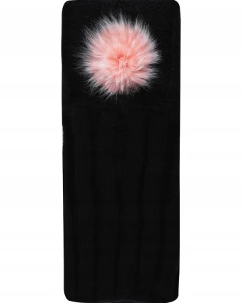 Jampiere femei,  Acril/Poliamida, 23cm, Negru/Roz