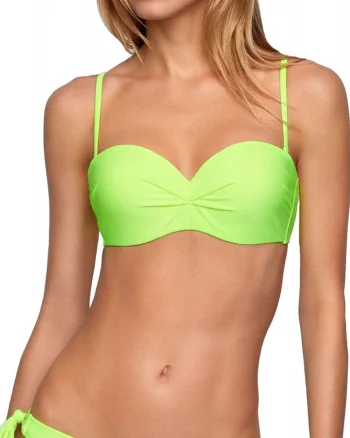 Sutien de baie  Push-Up, Multicolor1, Verde neon