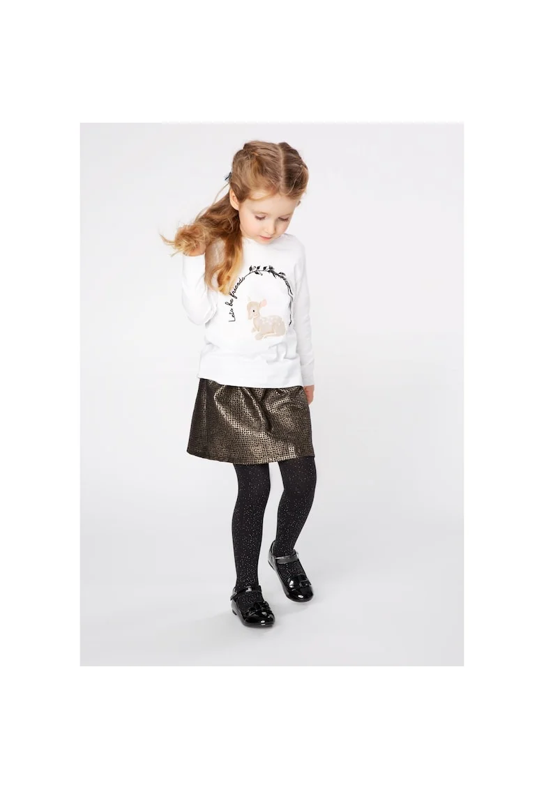 Dresuri pentru copii,  Bumbac/Poliamida, Negru, 140/146cm