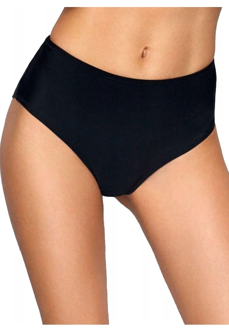 Slip inot pentru femei,  Brazilian, Poliamida/Elastan, Negru, Negru