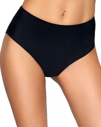 Slip inot pentru femei,  Brazilian, Poliamida/Elastan, Negru, Negru