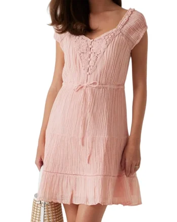 Rochie dama  GAUZE W5GK0A, Roz