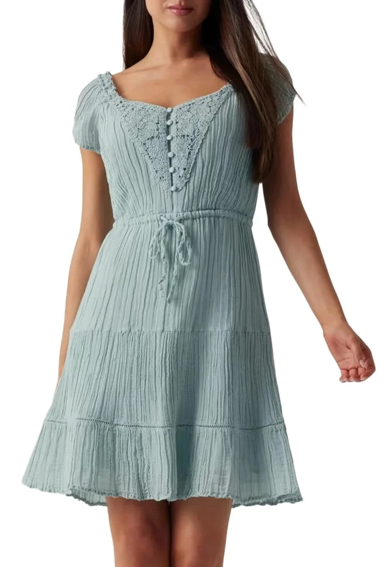 Rochie dama  GAUZE W5GK0A, Albastru deschis