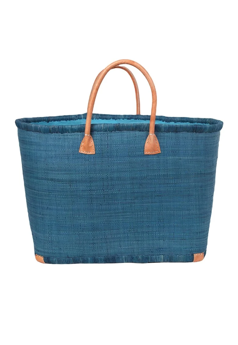 Geanta de plaja,  Poupee, 50.5 x 56/44 cm, Turcoaz