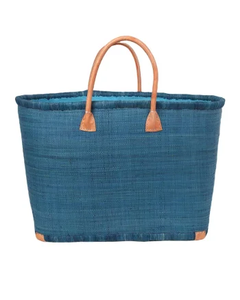 Geanta de plaja,  Poupee, 50.5 x 56/44 cm, Turcoaz