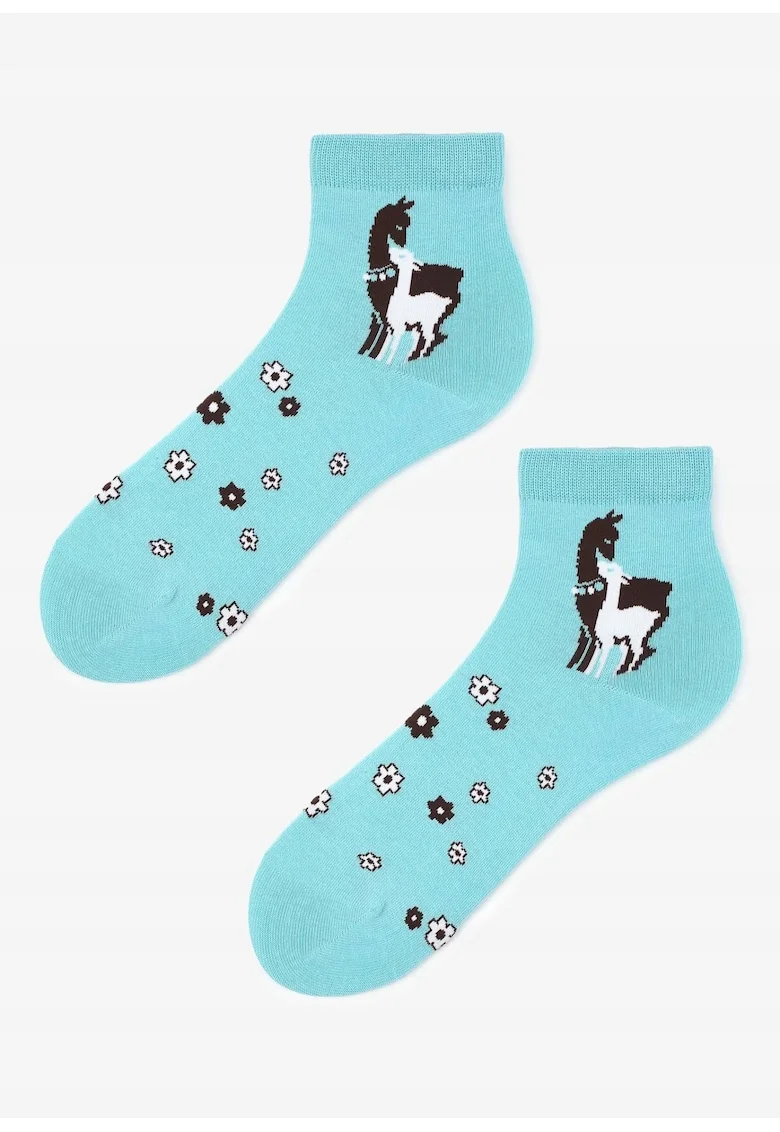 Sosete de dama,  Bumbac/Poliamida, Multicolor, 36-40EU
