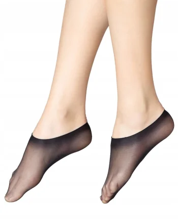 Sosete dama,  Poliamida, 15 Den, Negru,