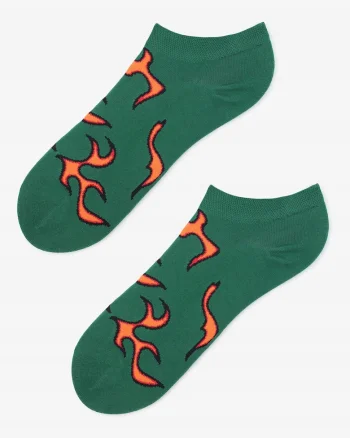 Sosete barbati,  Bumbac/Poliamida, Verde/Porocaliu, 41-45EU