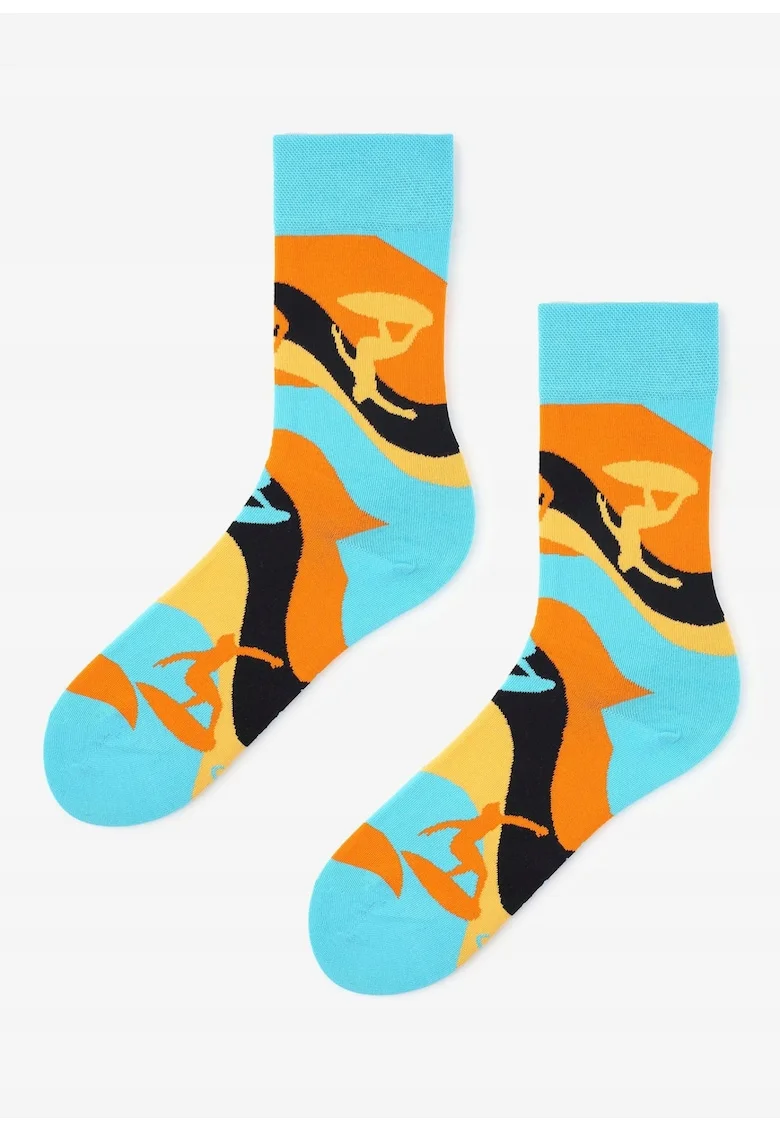 Sosete barbati,  Bumbac/Poliamida, Multicolor, 41-45EU