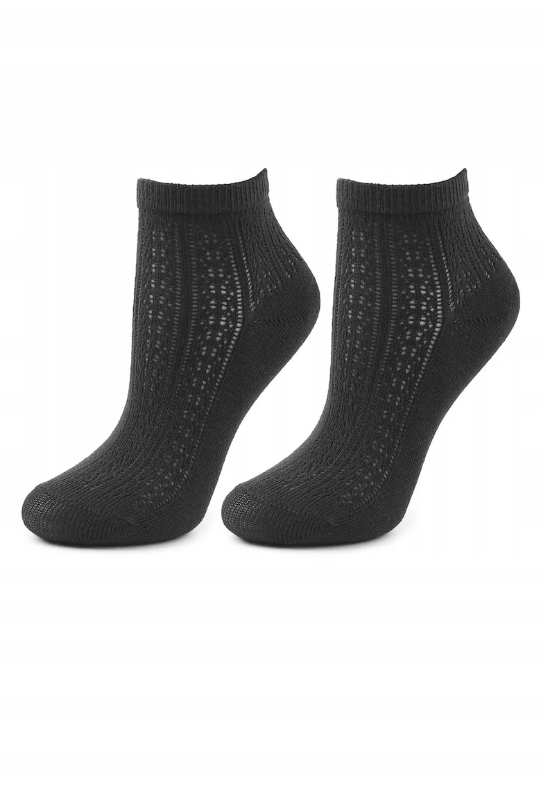 Sosete dama,  Bumbac/Poliamida, Negru,