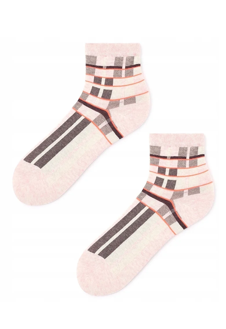 Sosete dama,  Bumbac, Multicolor,