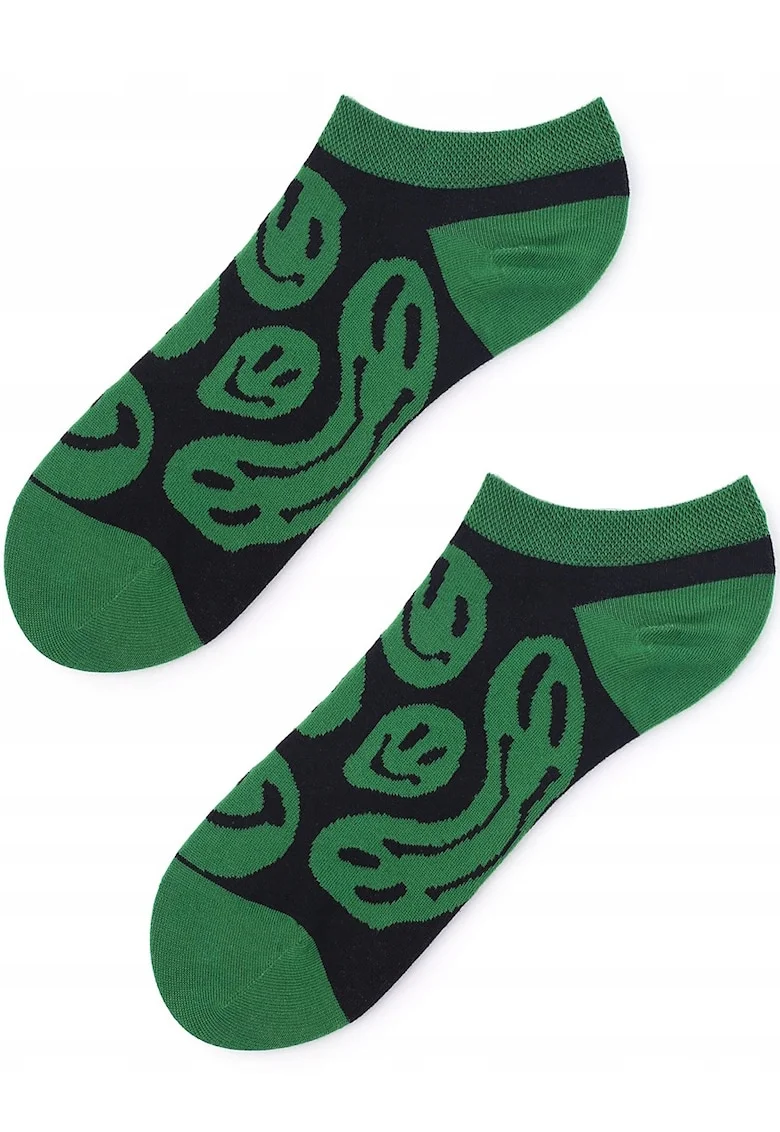 Sosete barbati,  Bumbac, Verde/Negru,