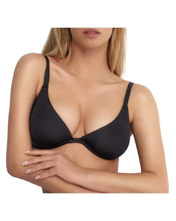 Sutien de baie sport  Axelle, Negru