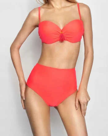Slip de baie dama inalt  Coral, Coral